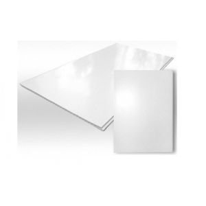 Панель бесшовная 0,25 х 3,0 м Белый фарфор (белая глянцевая) ЭКЗОПАН