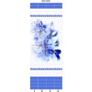 01310 д/ панели PANDA «Синий цветок» Панно 4 шт(8.1м2/уп=12шт)