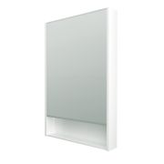 Зеркало-шкаф Mira 60 Белый глянец