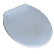 Р01 МАК - Крышка для унитаза белая пластиковая - эконом